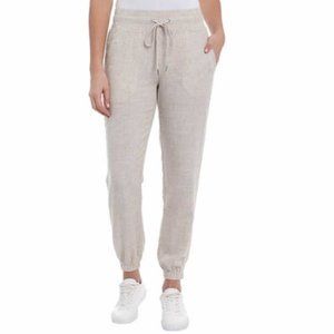 NWT BRIGGS Linen Joggers Sz M